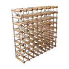 Vinställ 72 Flaskor Omonterat Ljust Trä