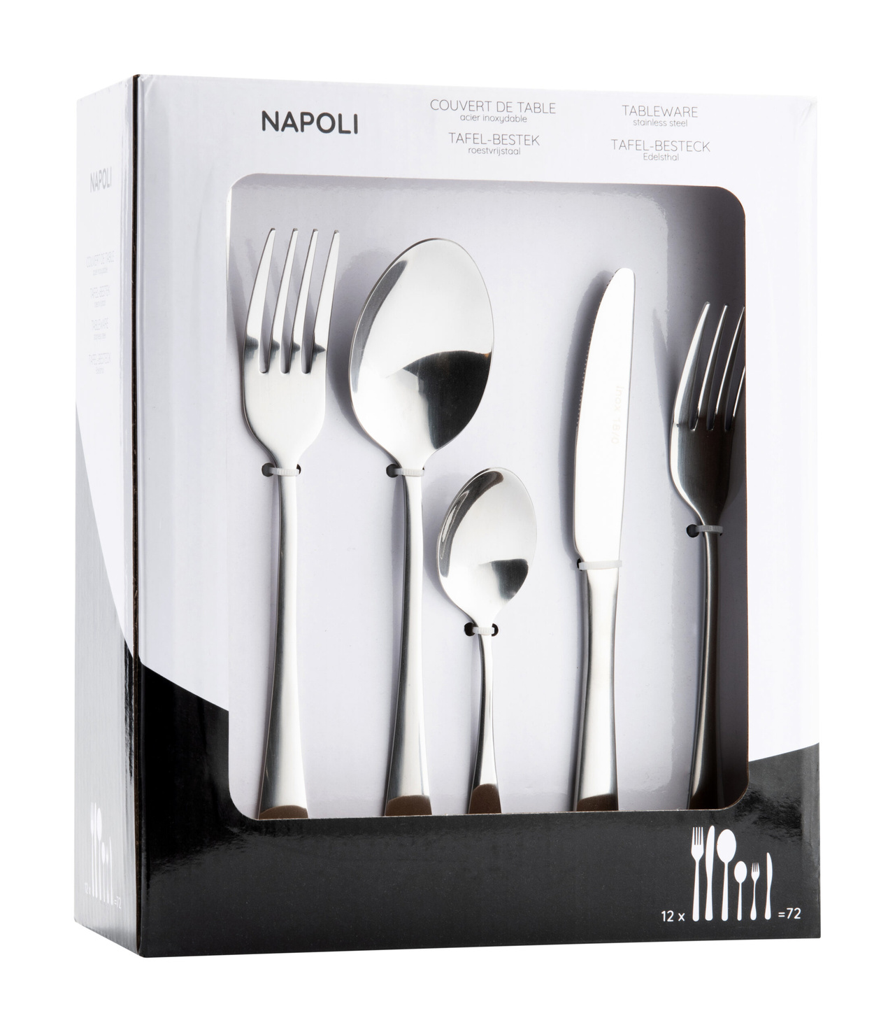 Eternum Bestickset Napoli Rostfritt Stål 72 delar