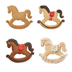 Birkmann Pepparkaksform Gunghäst Rostfritt Stål 7 cm