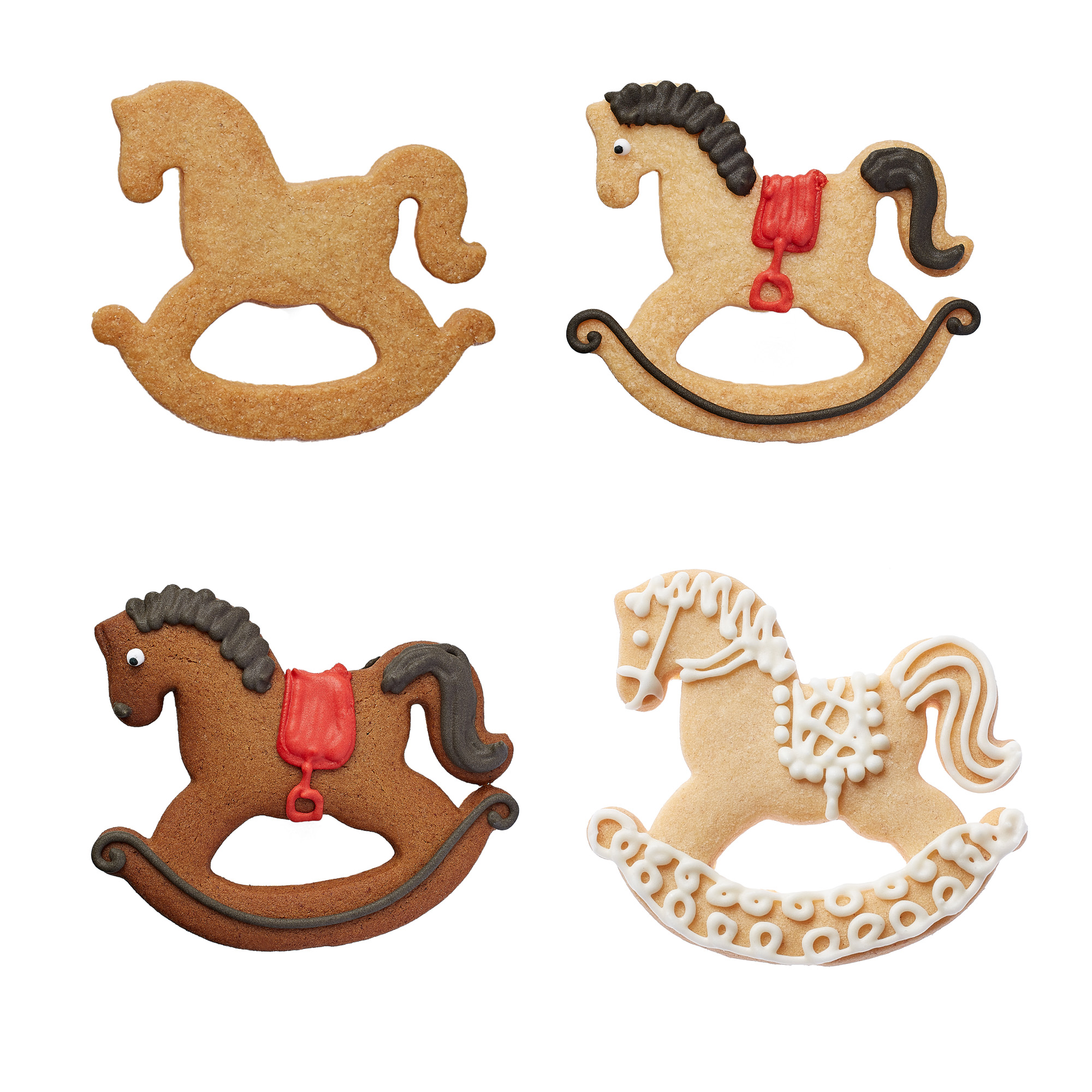 Birkmann Pepparkaksform Gunghäst Rostfritt Stål 7 cm