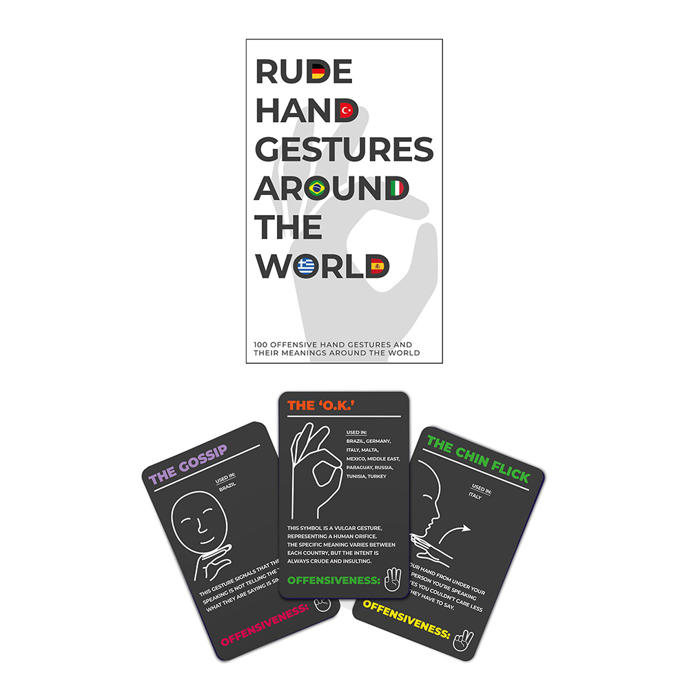 Cards Rude Handgestures