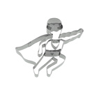 Birkmann Pepparkaksform Superhjälte Rostfritt Stål 9 cm