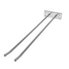 Hippie de Luxe Glashängare 4 Glas Silver Vägg