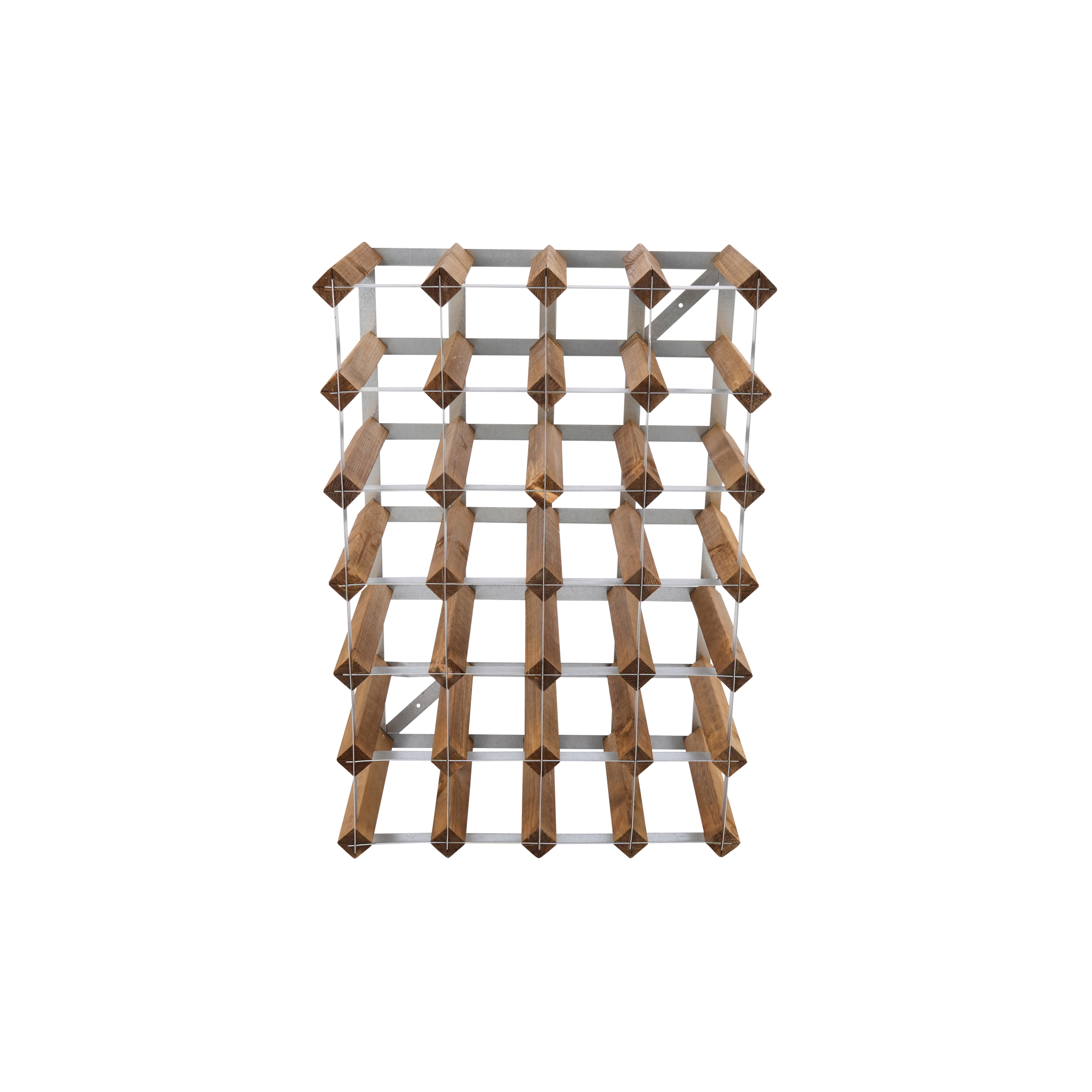 Vinställ 30 Flaskor Monterat Ljust Trä