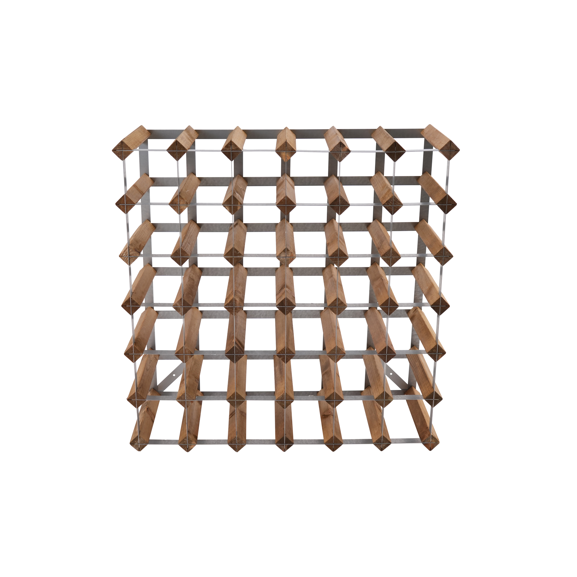 Vinställ 42 Flaskor Omonterat Ljust Trä