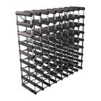 Vinställ 72 Flaskor Omonterat Svart