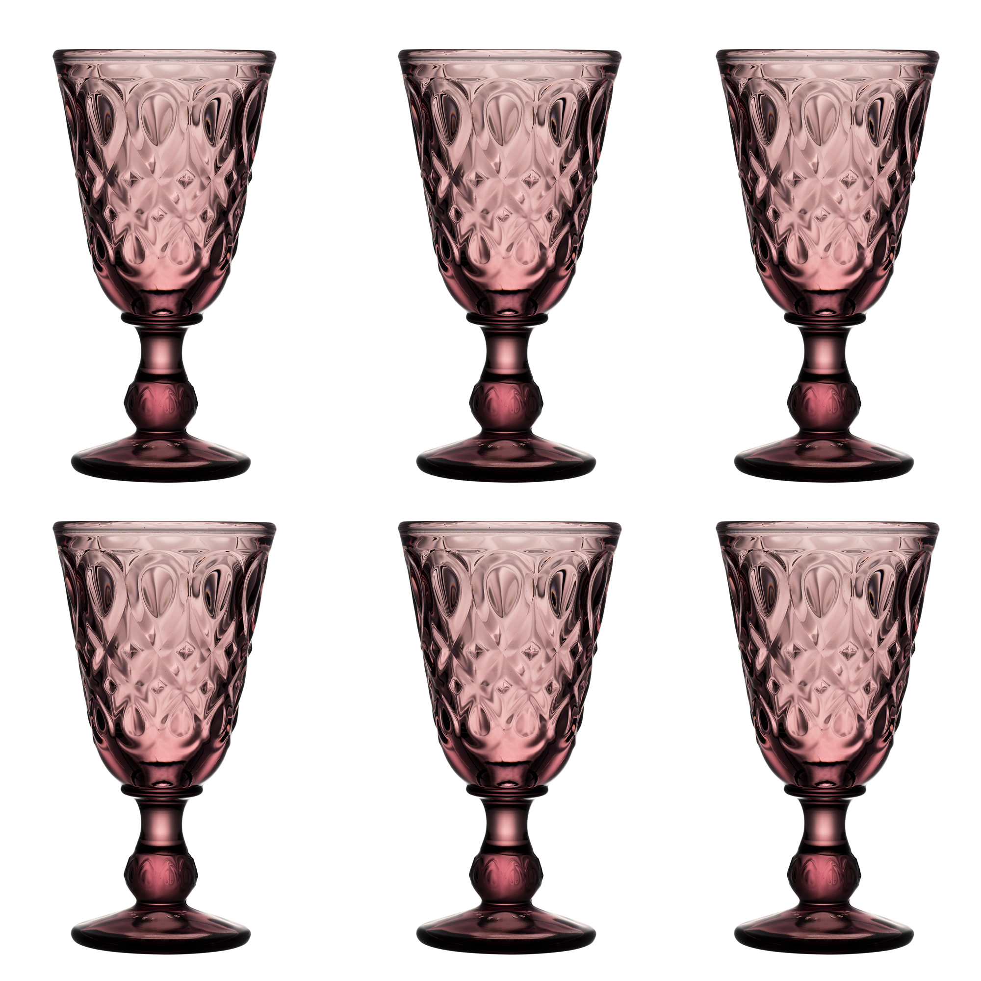 La Rochère Wine Glass Lyonnais Amethyst, 6 pcs