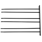 Hippie de Luxe Glashängare 12 Glas Svart Vägg