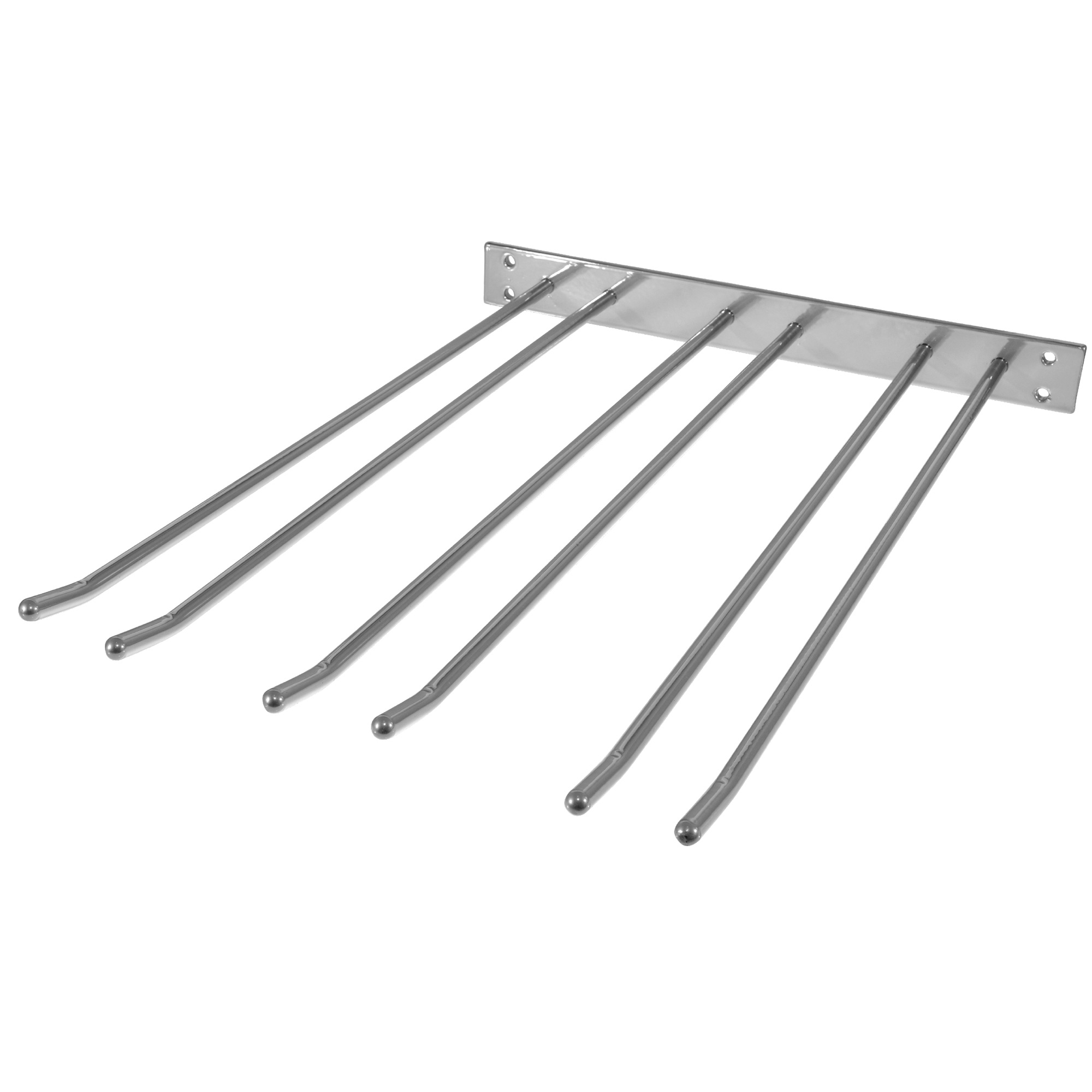 Hippie de Luxe Glass Rack 12 Glasses Silver Wall