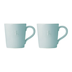 La Rochère Keramikmugg Abeille Blå 2 st