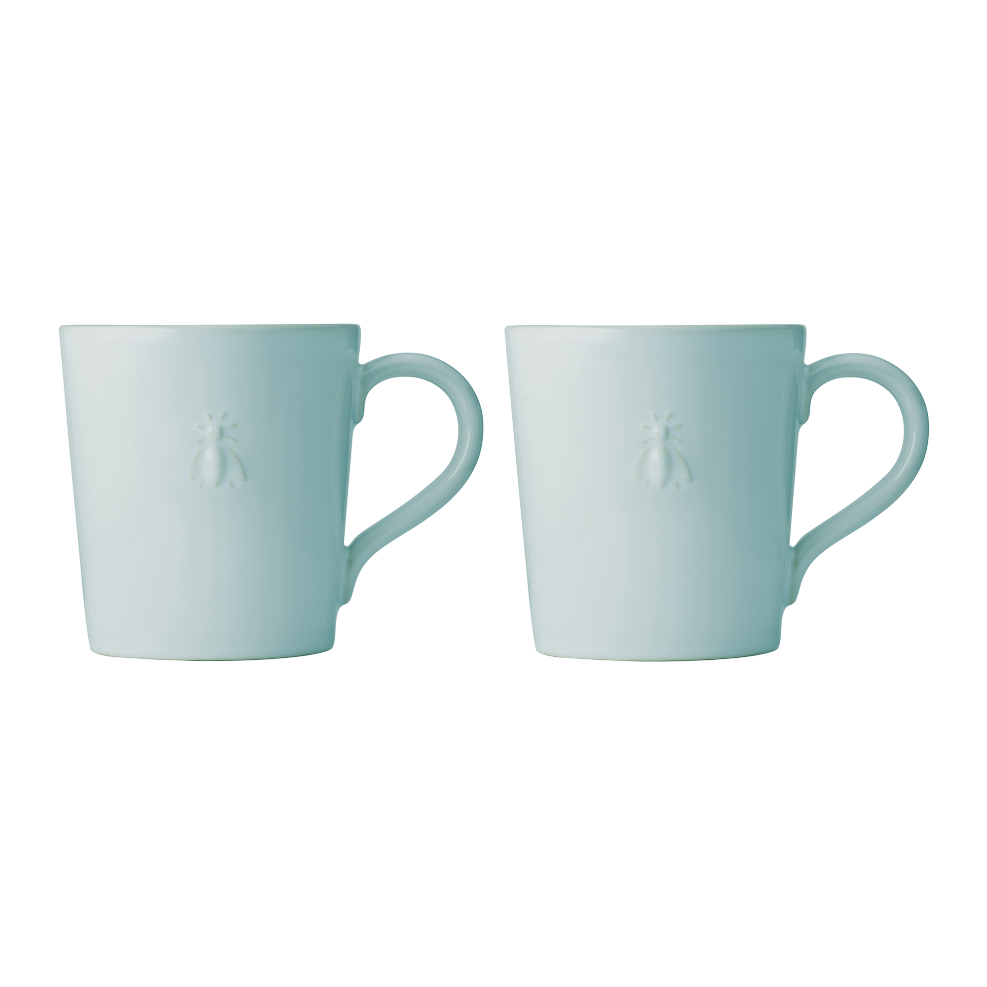 La Rochère Keramikmugg Abeille Blå 2 st