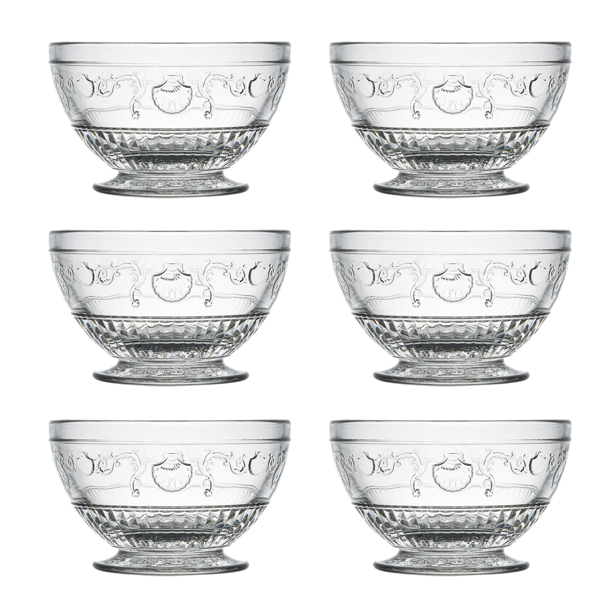 La Rochère Liten Skål Versailles 6 st