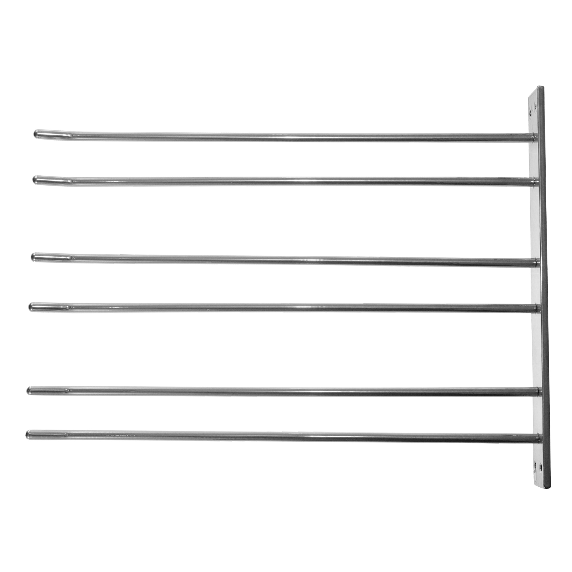 Hippie de Luxe Glass Rack 12 Glasses Silver Wall