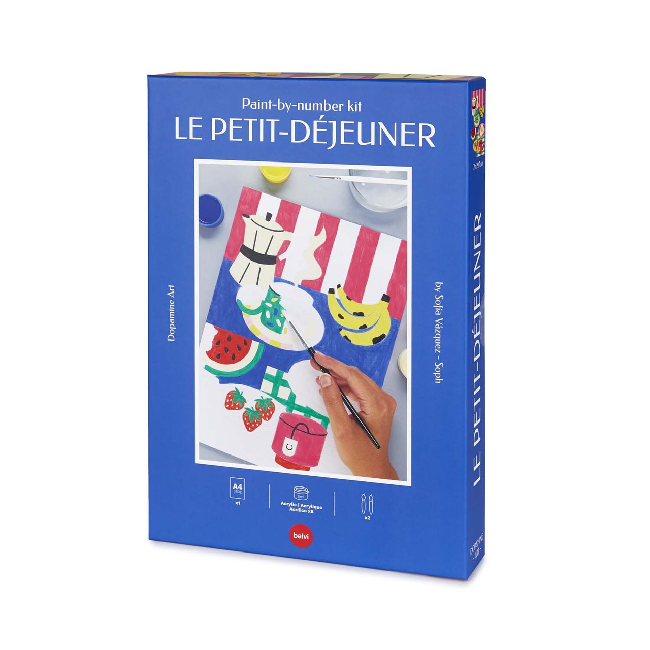 Målerikit Paint by number Le Petit dejeuner