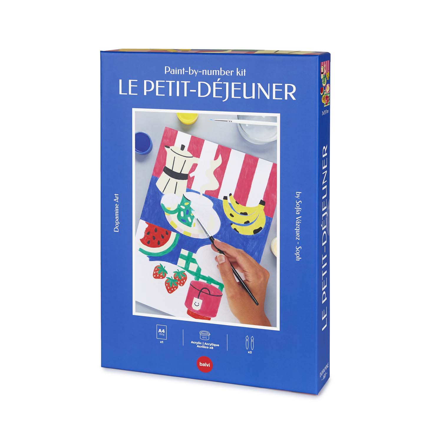 Målerikit Paint by number Le Petit dejeuner