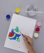 Målerikit Paint by number Le Petit dejeuner