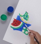 Målerikit Paint by number Le Petit dejeuner