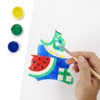 Målerikit Paint by number Le Petit dejeuner