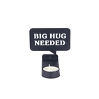 Ljushållare med budskap, Moods, Svart