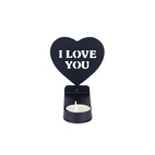 Ljushållare med budskap, Moods, Svart