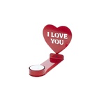 Ljushållare med budskap, Moods, Röd