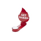 Ljushållare med budskap, Moods, Röd