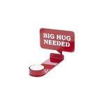 Ljushållare med budskap, Moods, Röd