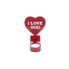 Ljushållare med budskap, Moods, Röd