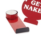 Ljushållare med budskap, Moods, Röd