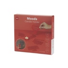 Ljushållare med budskap, Moods, Röd