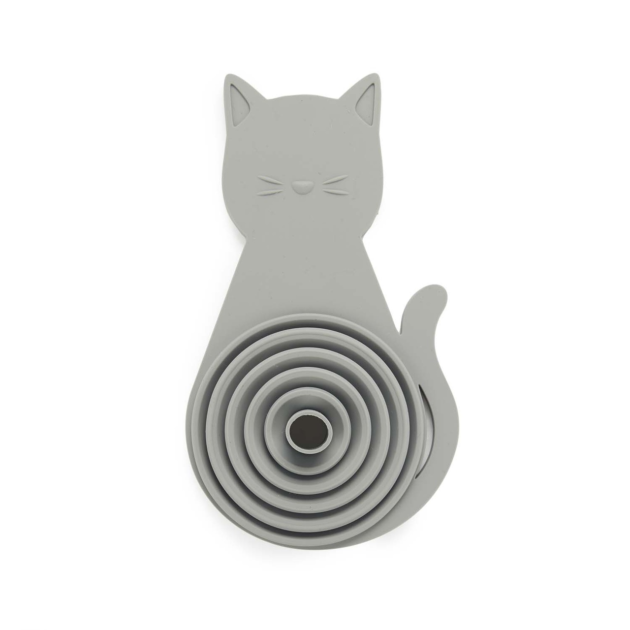 Funnel Meow, Grey Silicone
