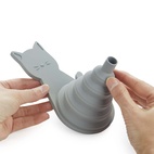 Funnel Meow, Grey Silicone
