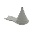 Funnel Meow, Grey Silicone