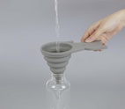 Funnel Meow, Grey Silicone