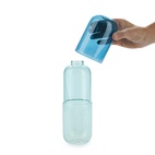 Flaska o Glas Piller, Blått Glas 500 ml