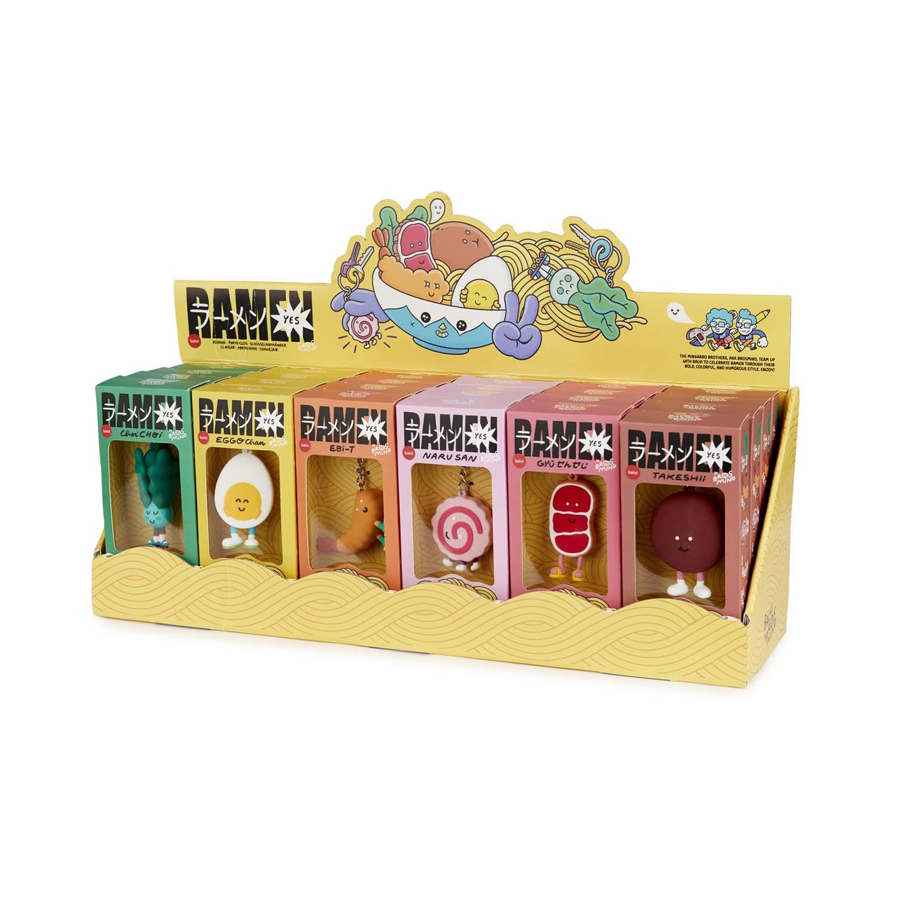 Ramen Nyckelringar i ställ 24 st blandade