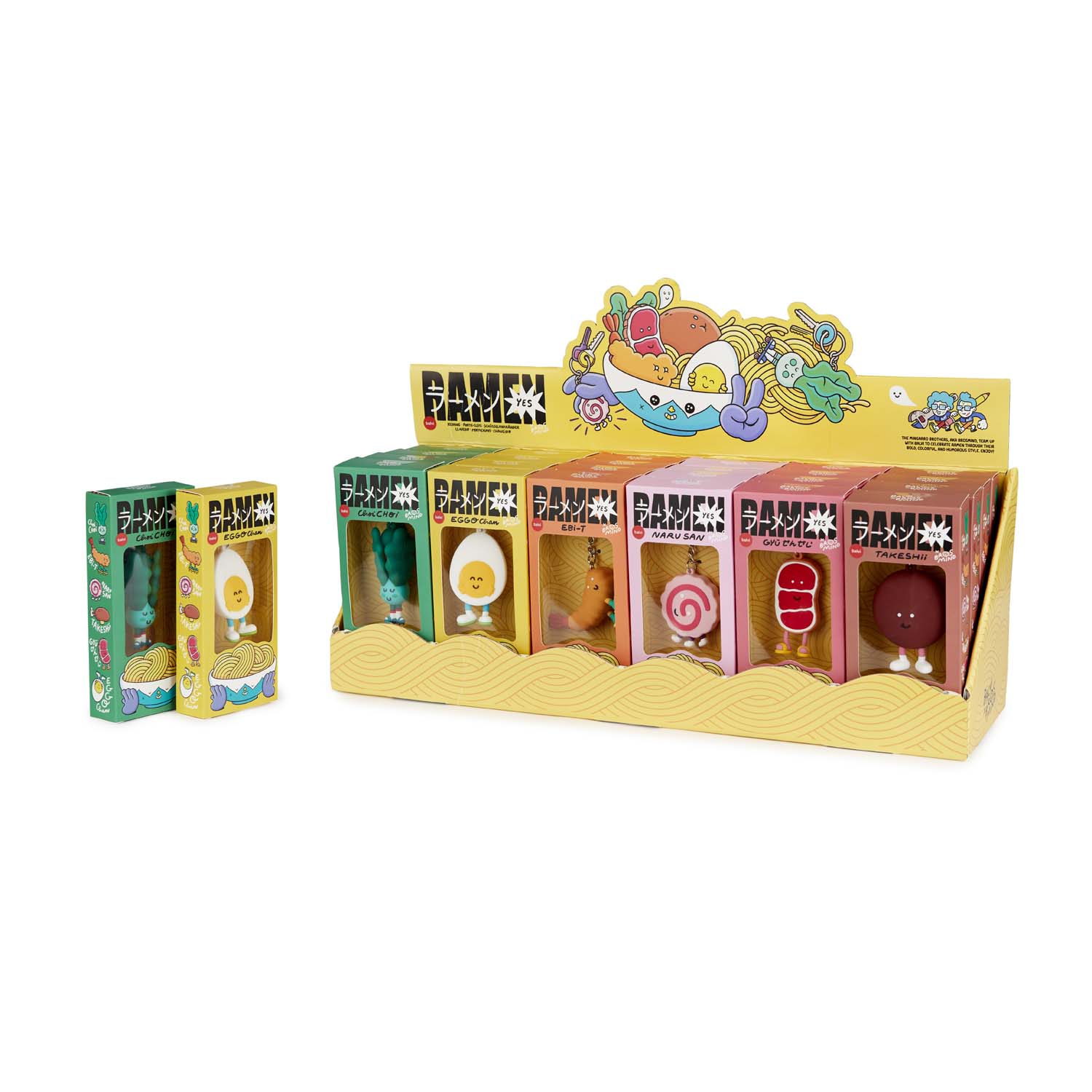 Ramen Nyckelringar i ställ 24 st blandade