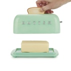 Smörbehållare med lock Toasty,  Grön