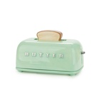 Smörbehållare med lock Toasty,  Grön