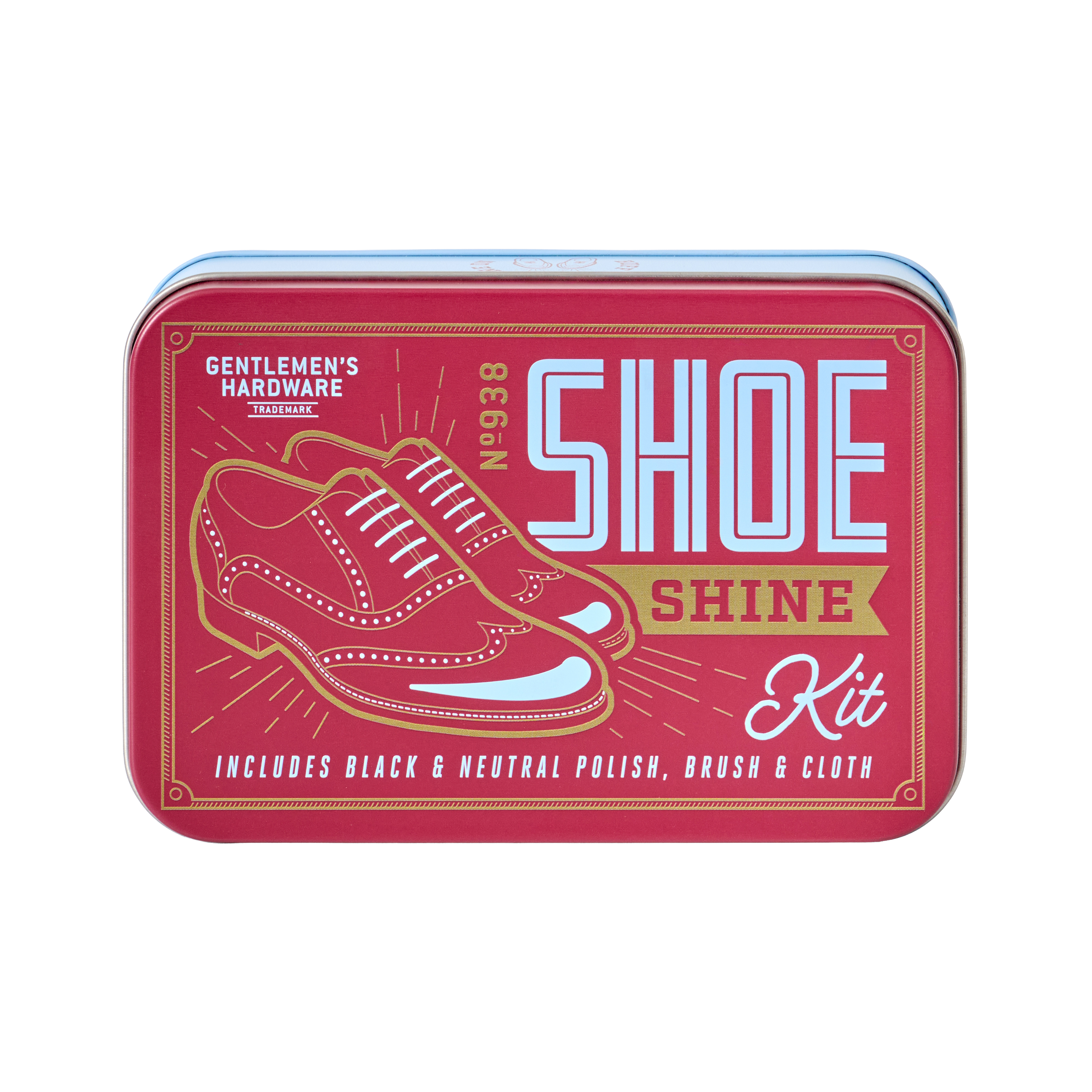 Shoe Shine Kit in a Tin