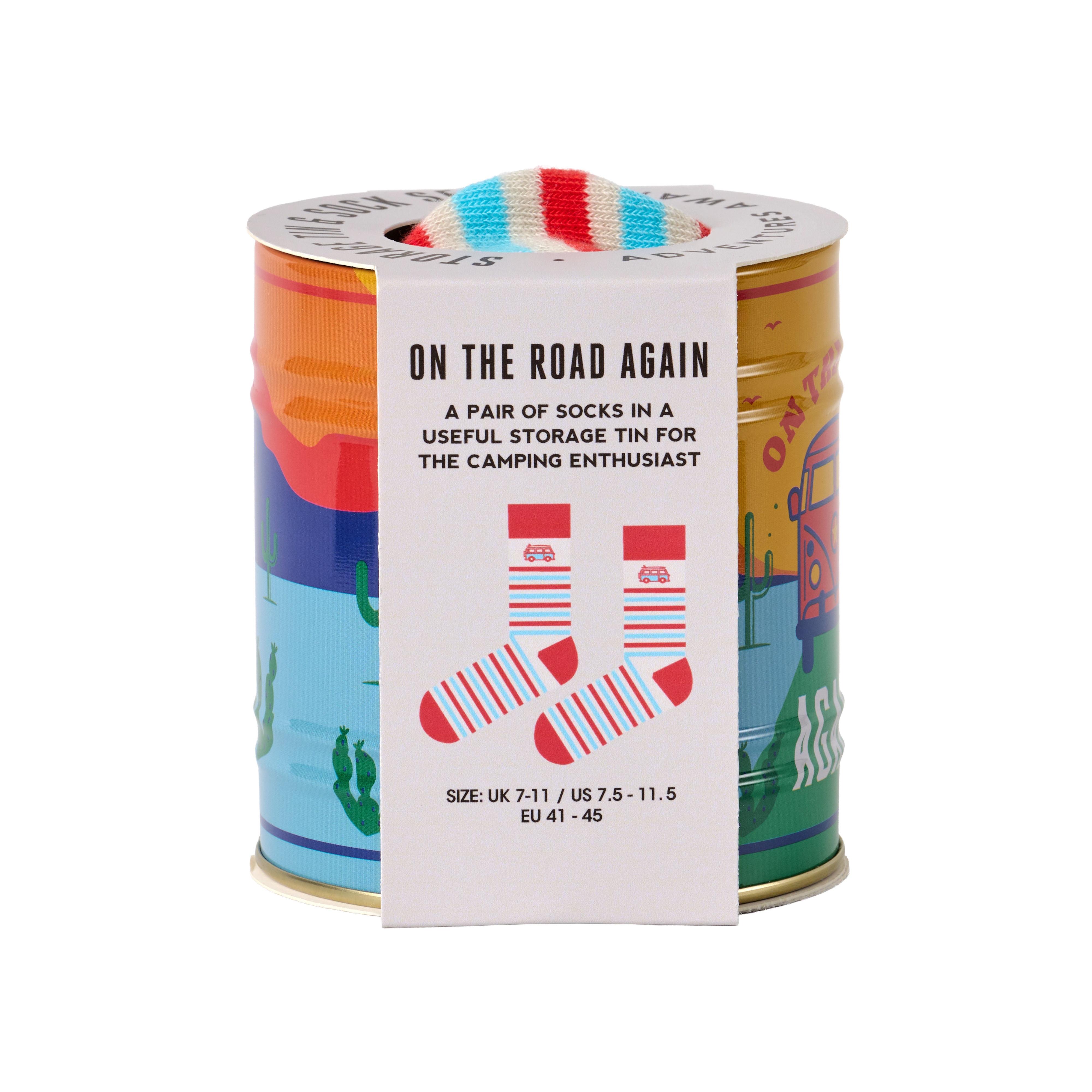 Storage Tin & Sock Set - Camping