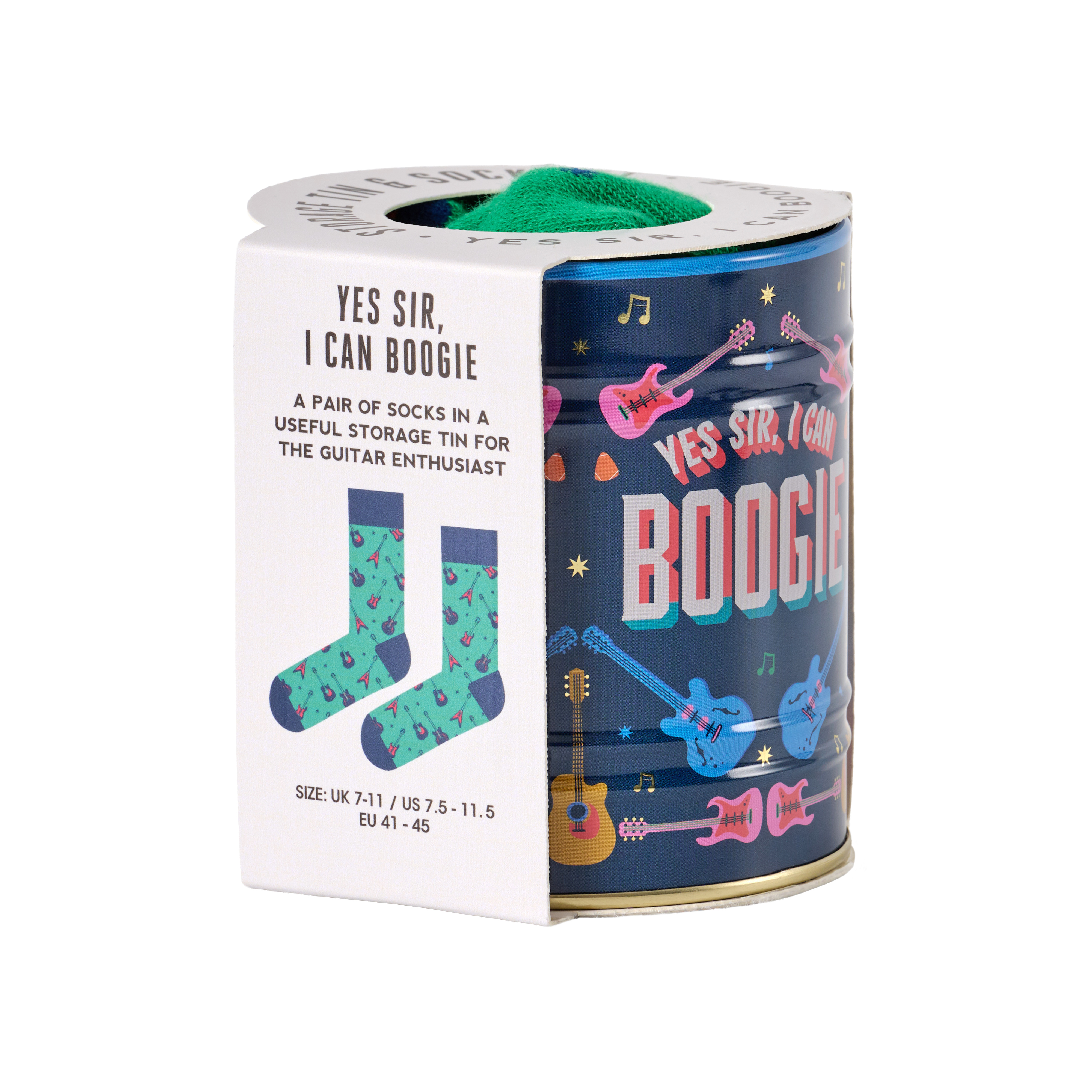 Storage Tin & Sock Set - Guitar
