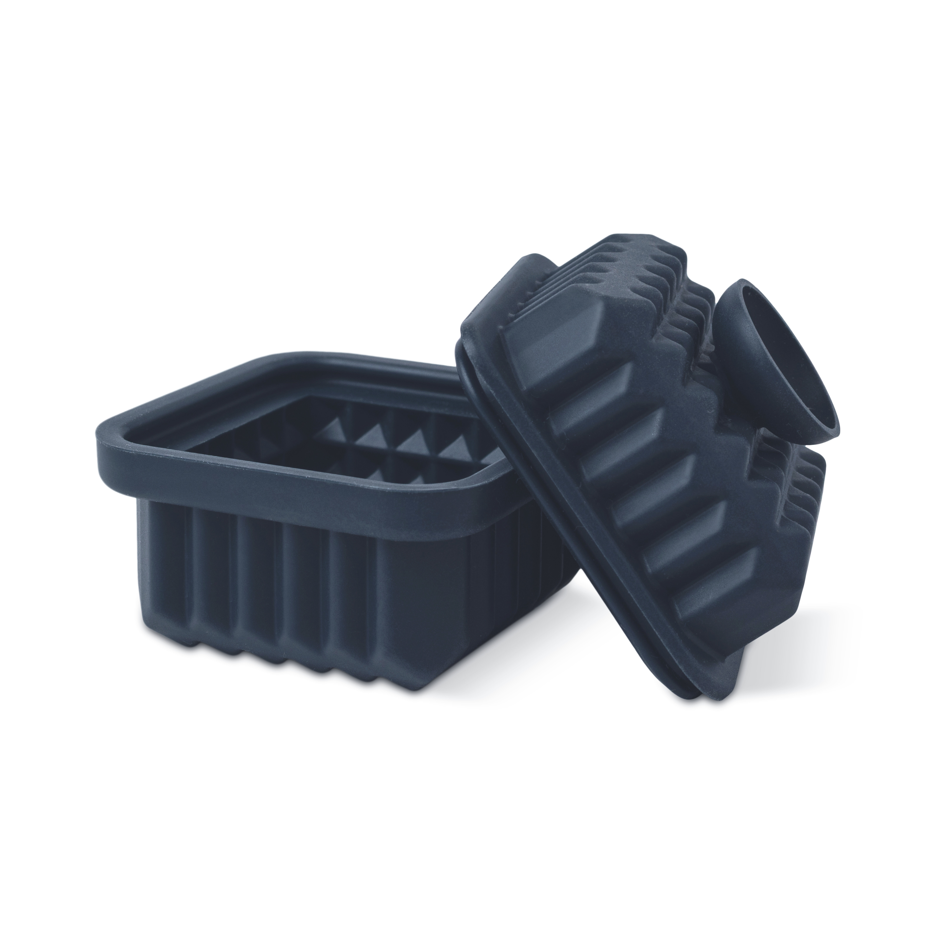 The Brock Faceted Ice Mould - Navy