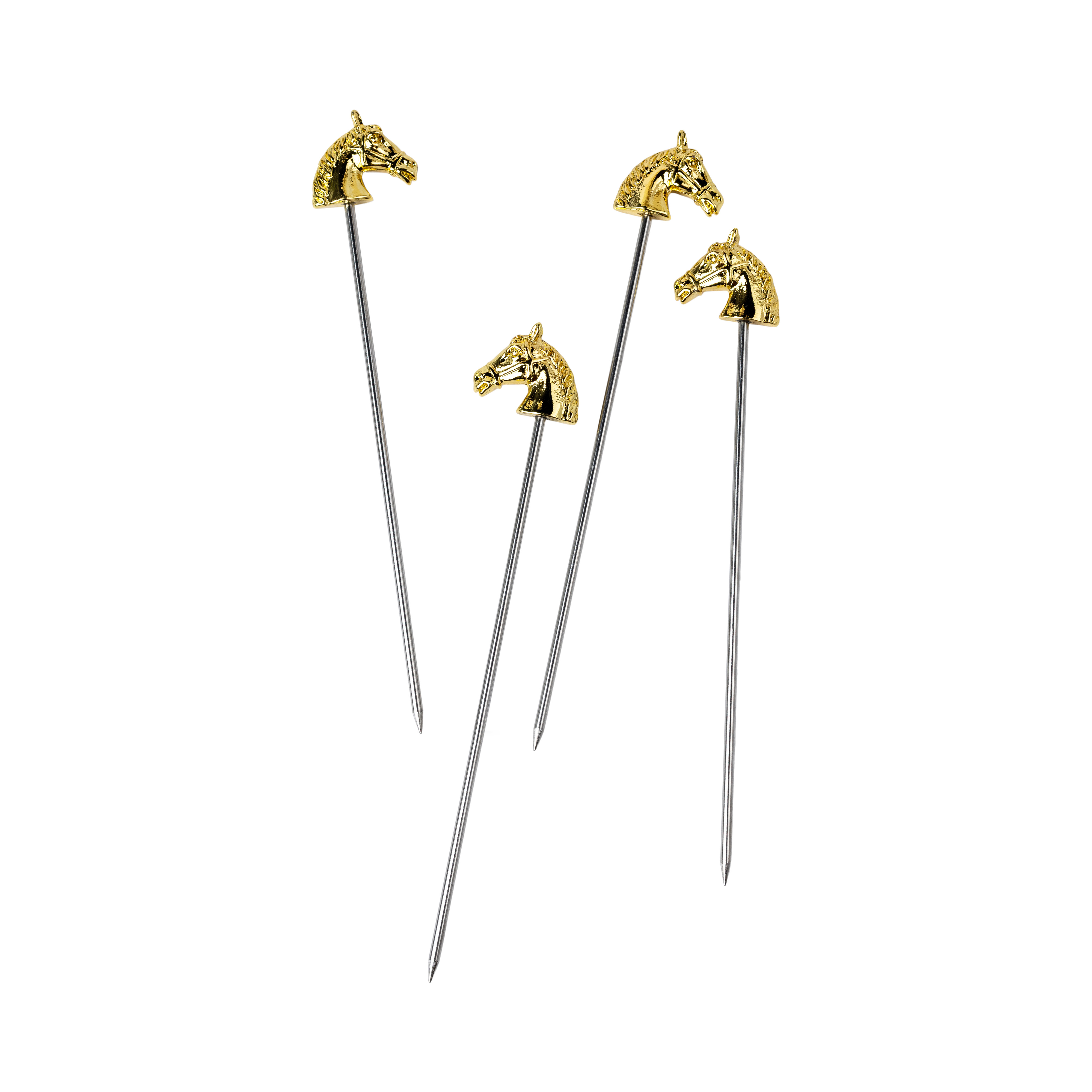The Curly Equestrian Cocktail Picks - Set of 4