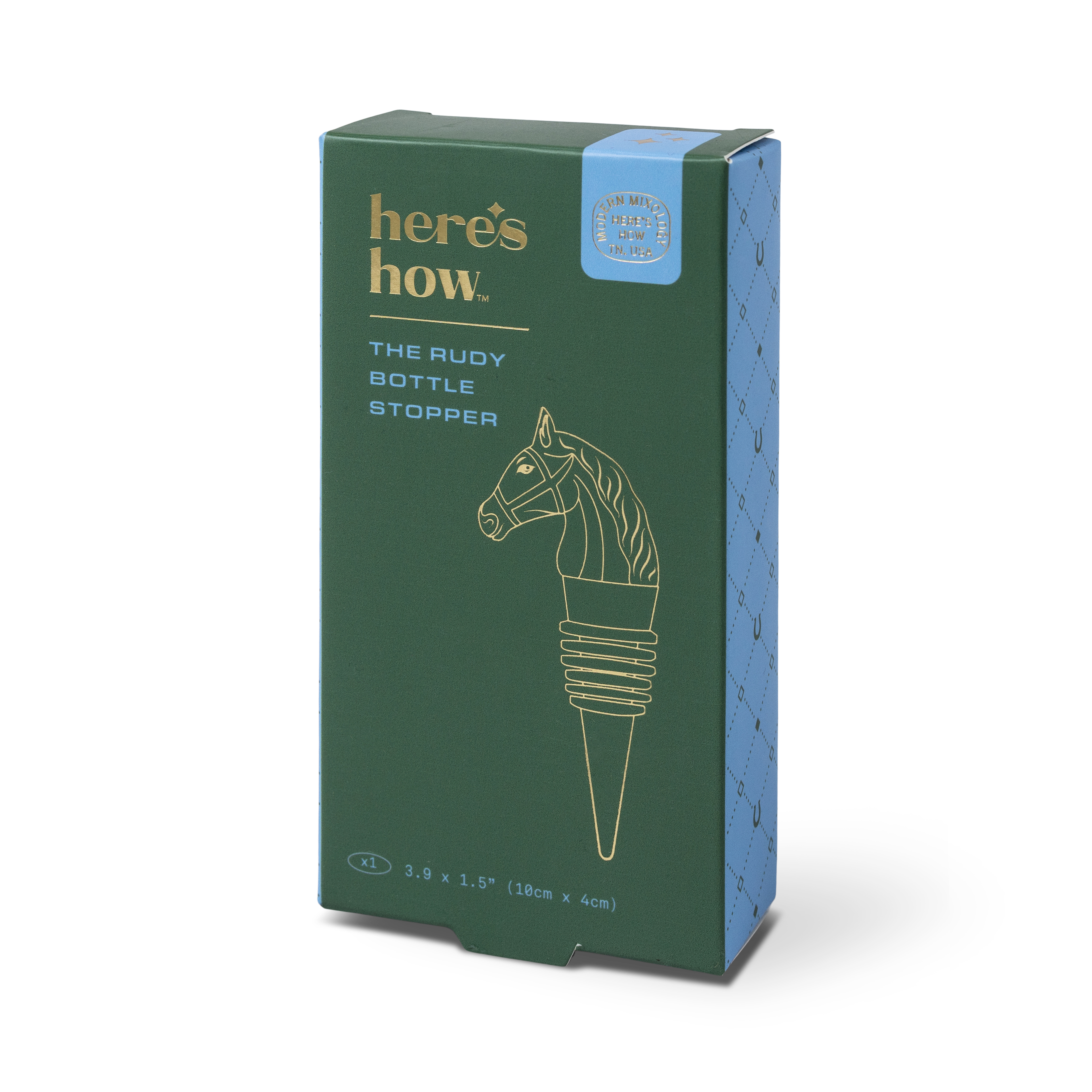 Flaskstopper Häst, The Rudy