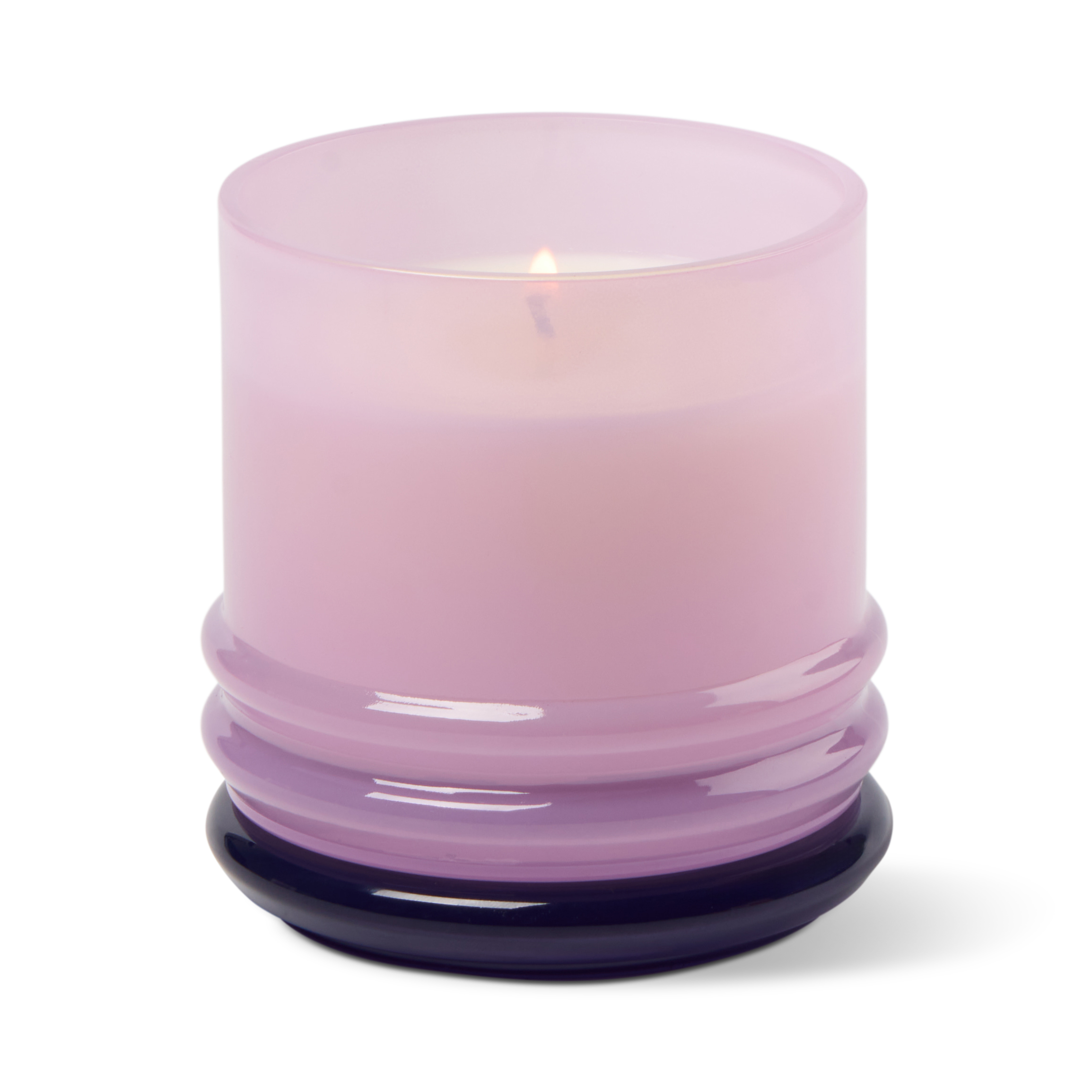 Stacked 7oz/198g Glass Candle Lavendar and Dark Purple - Violet Vanilla