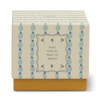 Doftljus Tulpan i tonat glas - Blått/ Ocra- Wisteria & Willow