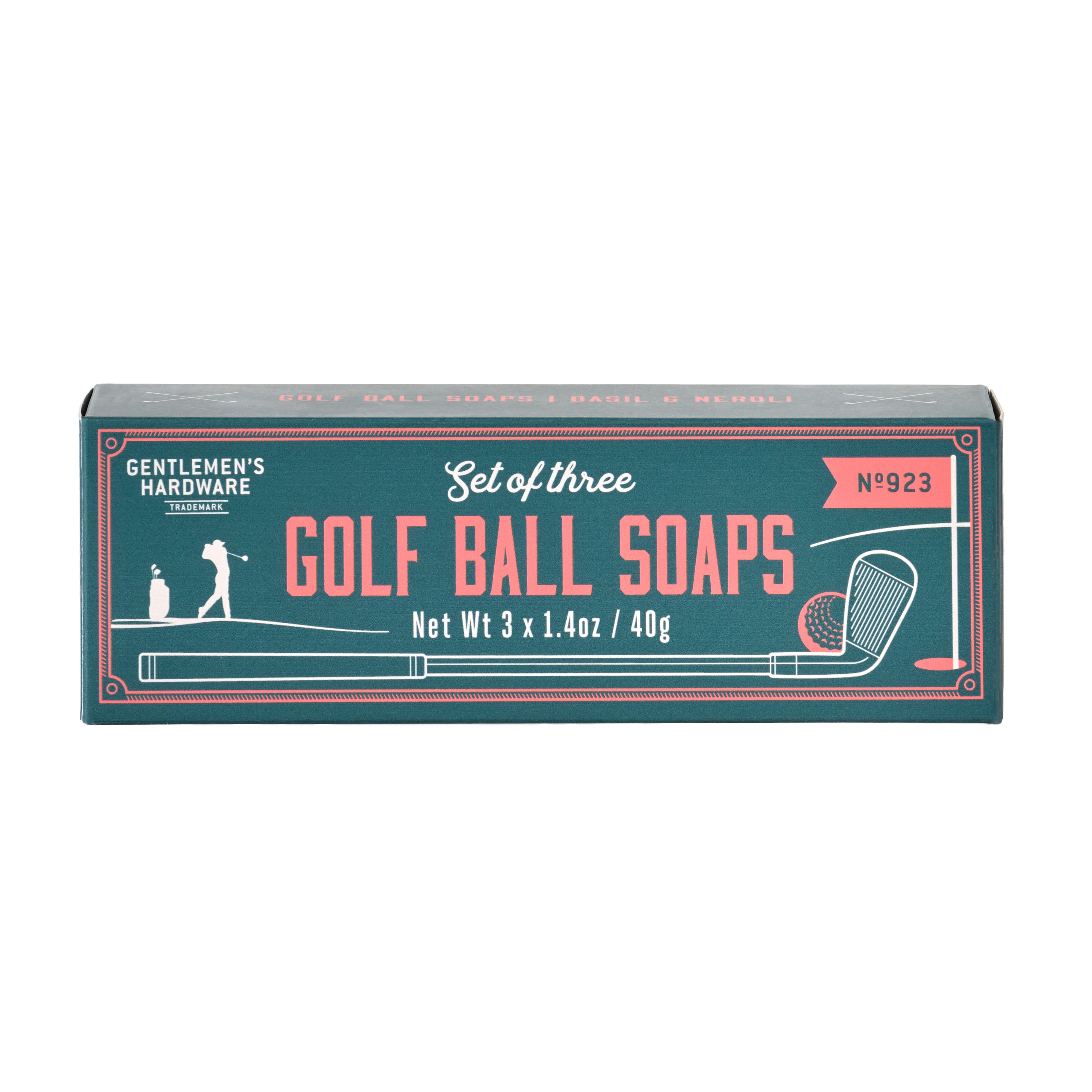 Golf Ball Soaps (Set of 3) - Basil and Neroli