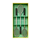 Kulspetspennor Tennisracket (Set om 3)