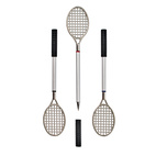 Kulspetspennor Tennisracket (Set om 3)
